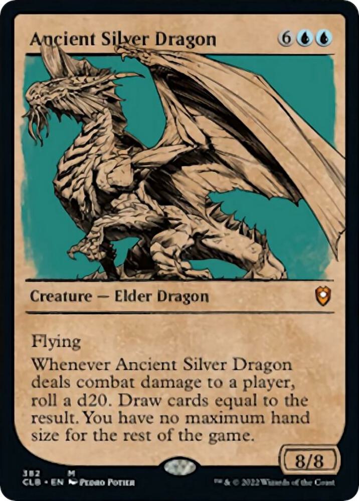 Ancient Silver Dragon (SHOWCASE)- Lightly Played