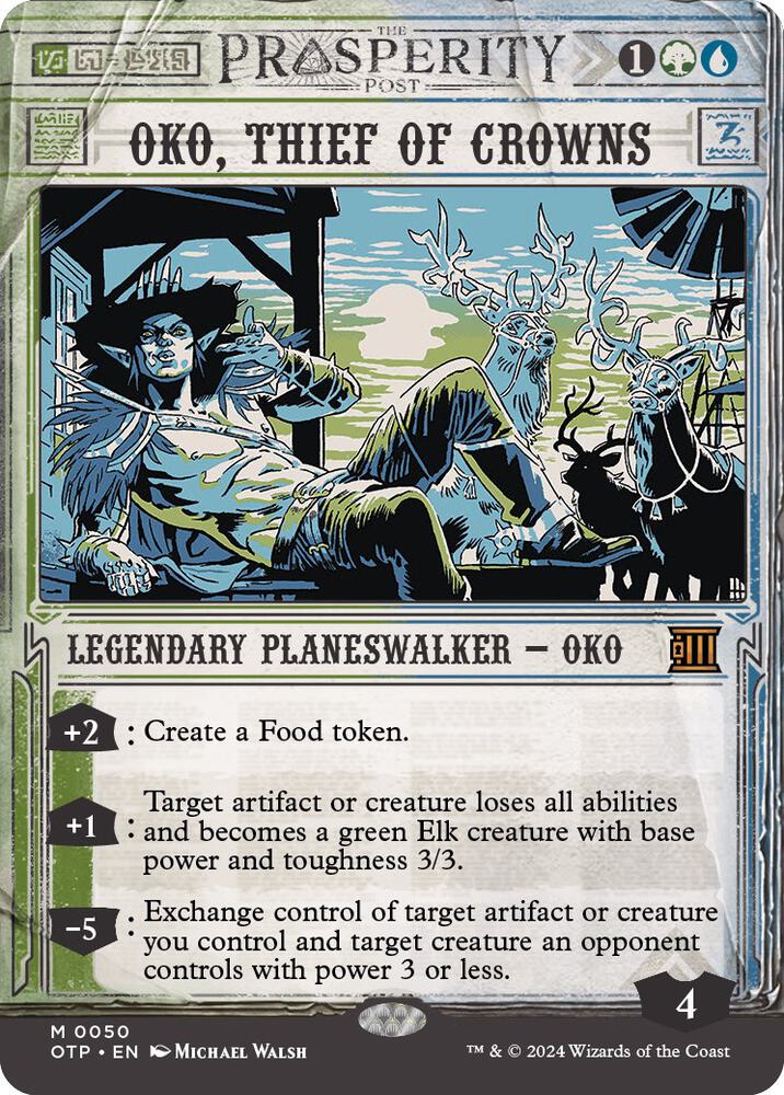 Oko, Thief of Crowns (OTP) - Lightly Played