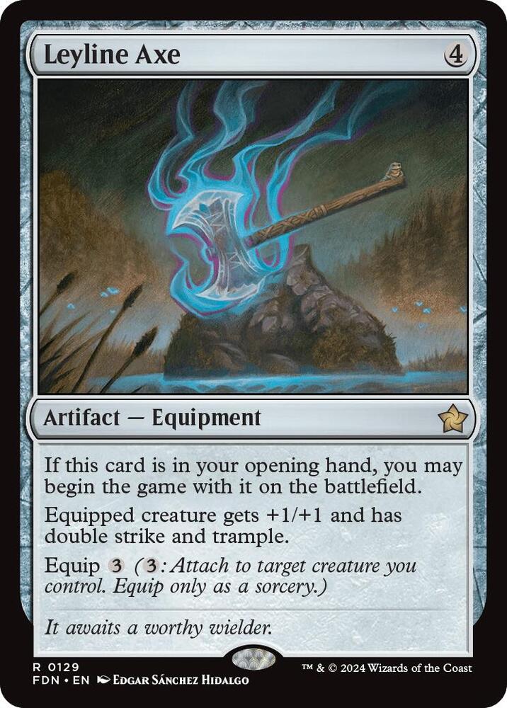 Leyline Axe (FND)- Lightly Played