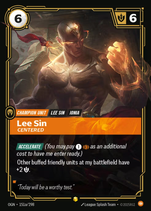 Lee Sin, Centered OGN-151a/298