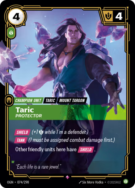 Taric, Protector OGN-074/298