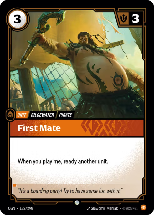 First Mate OGN-132/298