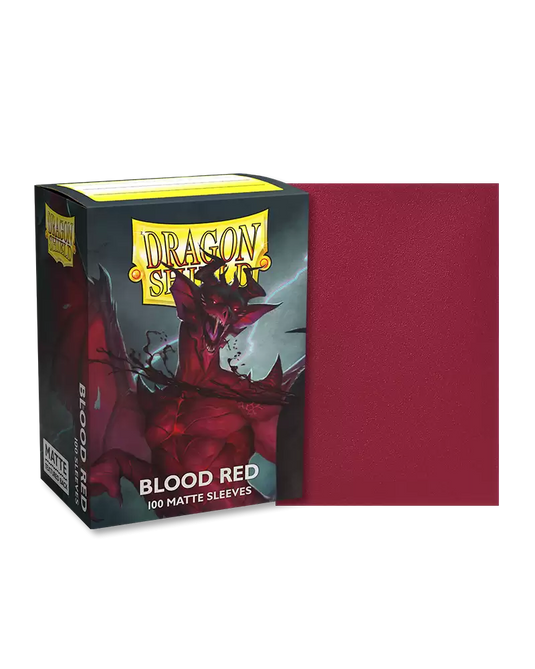 Dragon Shield Matte Sleeves: Blood Red