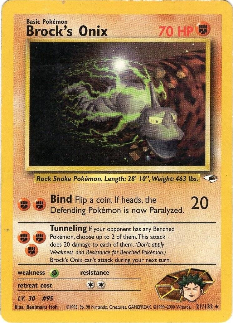 Brock's Onix (21) - Moderately Played