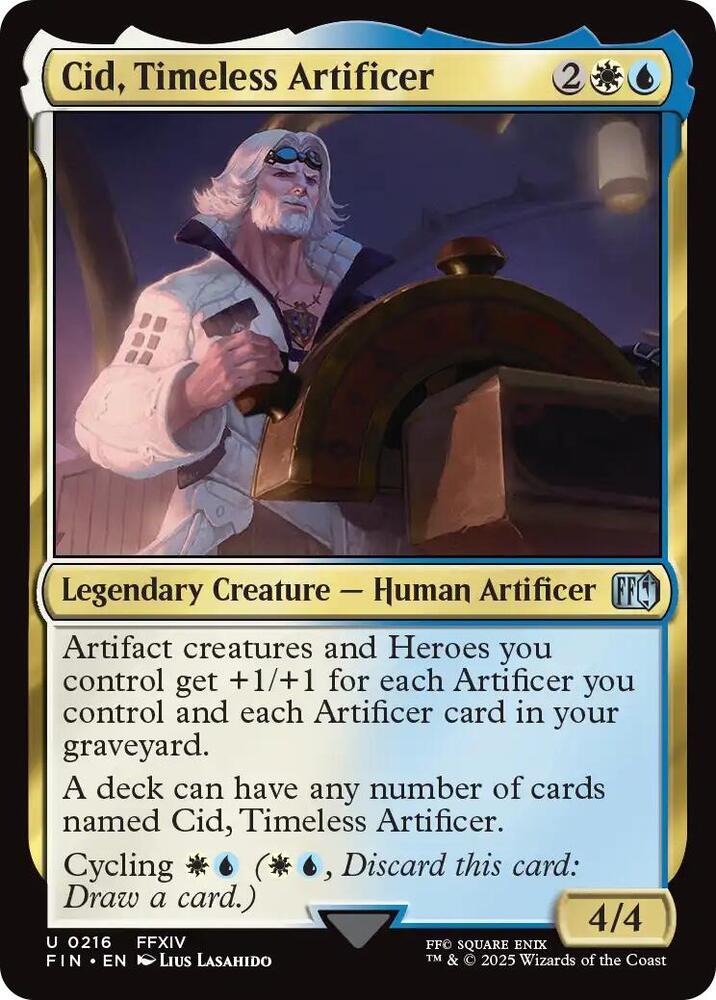 Cid, Timeless Artificer (0216) - Lightly Played