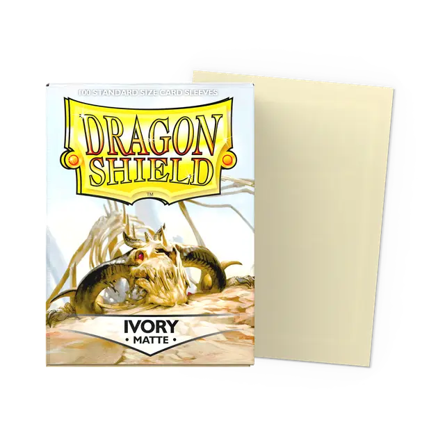 Dragon Shield Matte Sleeves: Ivory