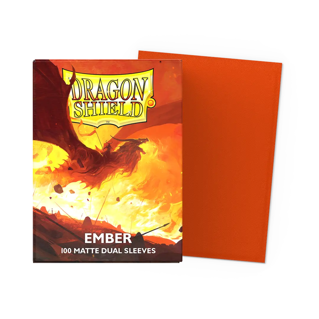 Dragon Shield Dual Matte Sleeves: Ember