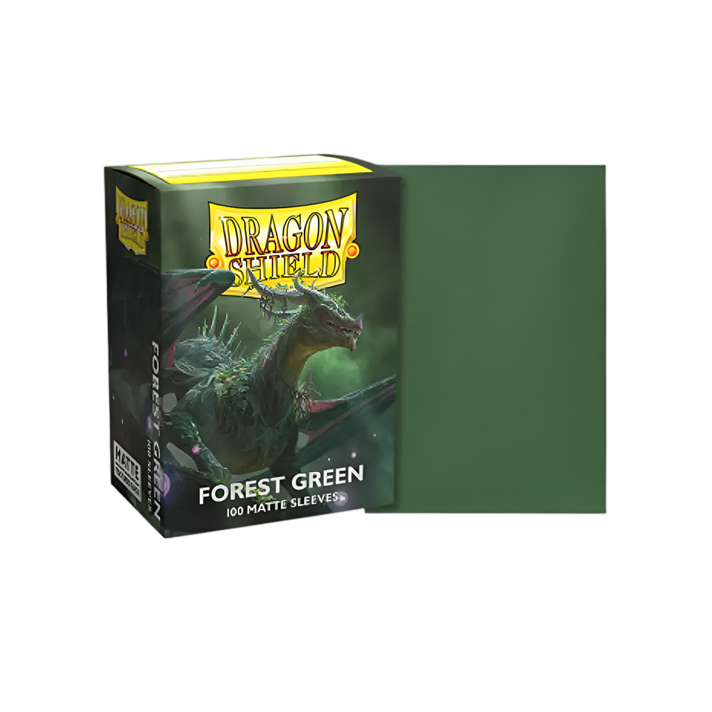 Dragon Shield Dual Matte Sleeves: Forest Green