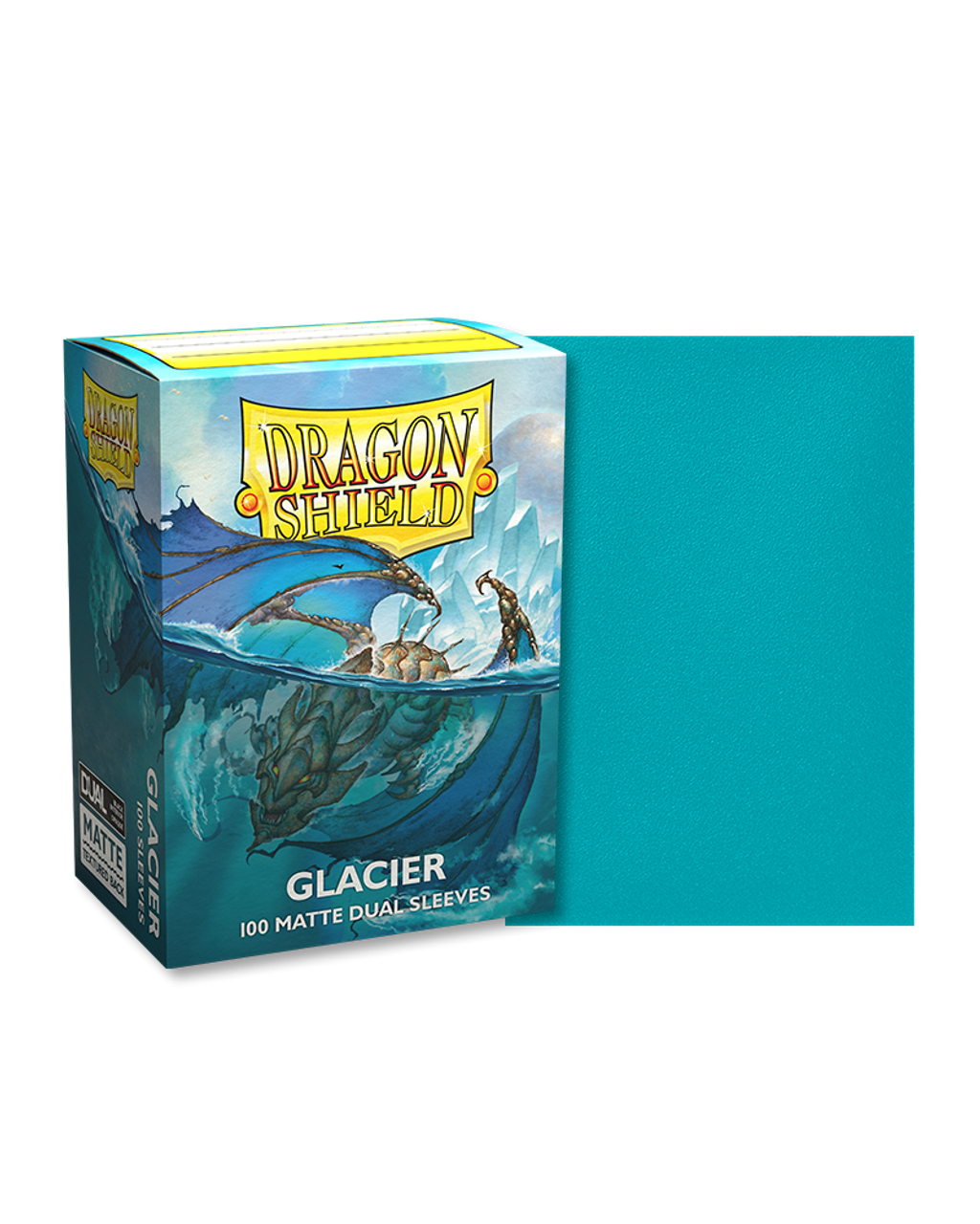 Dragon Shield Dual Matte Sleeves: Glacier