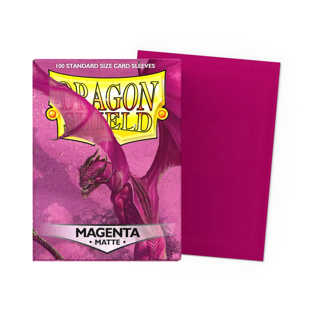 Dragon Shield Matte Sleeves: Magenta