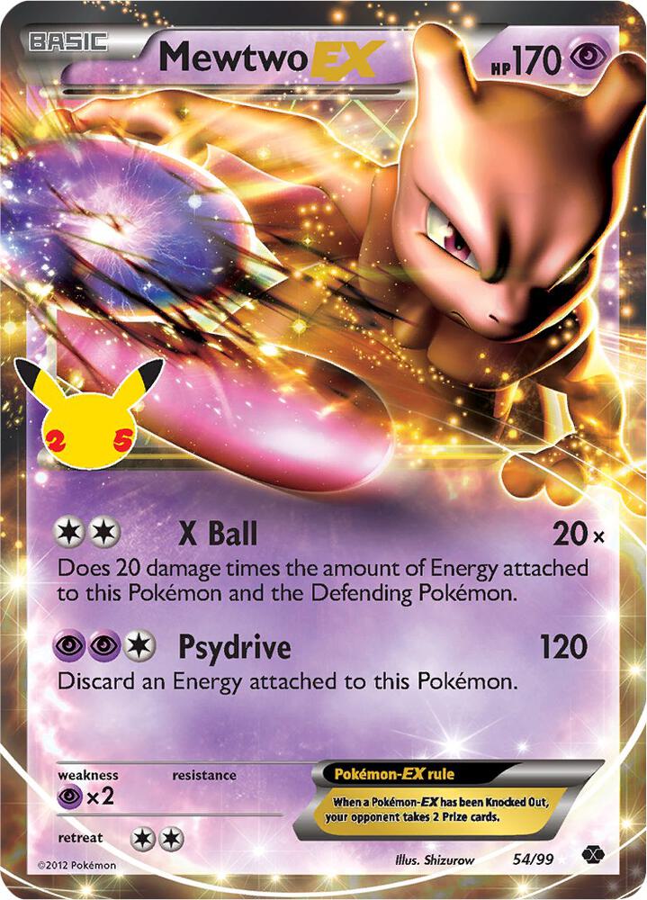 Mewtwo EX (CCC) - Lightly Played