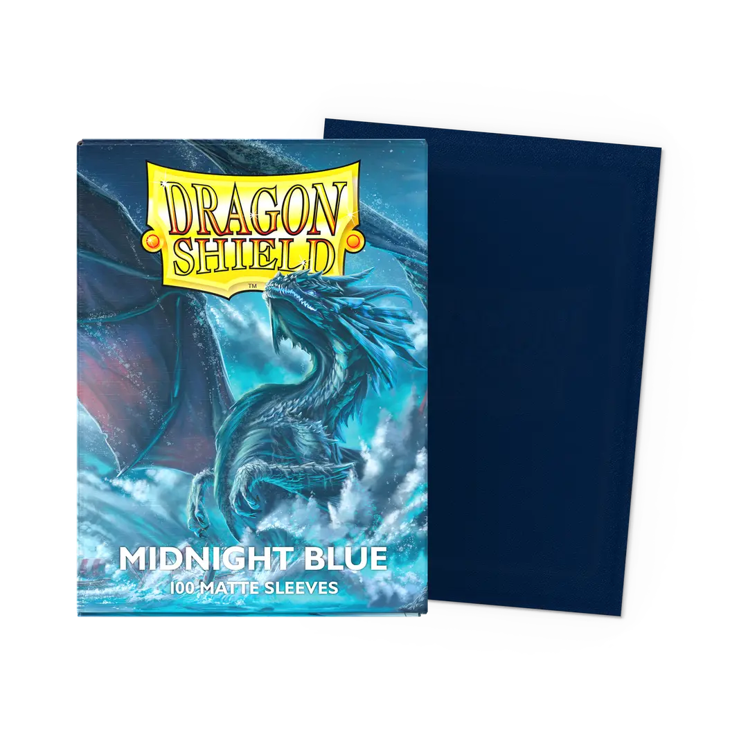 Dragon Shield Matte Sleeves: Midnight Blue