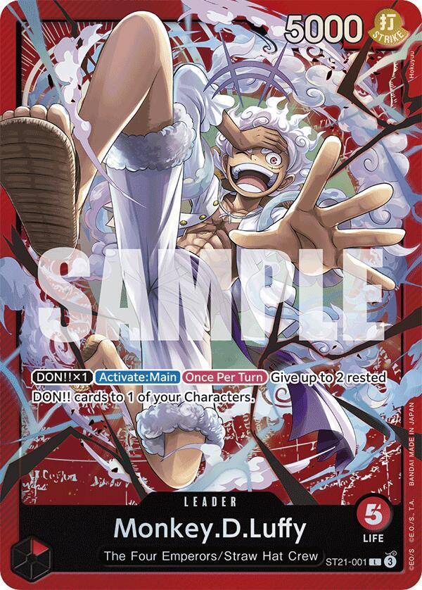Monkey.D.Luffy (001) - Lightly Played
