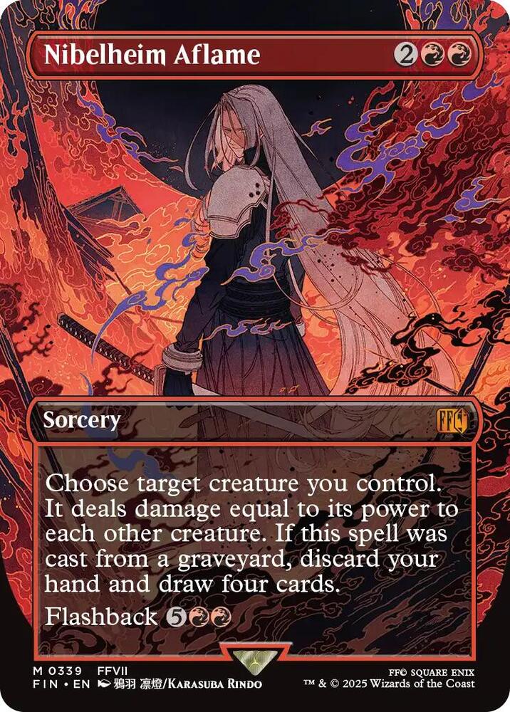 Nibelheim Aflame (Borderless) - Lightly Played