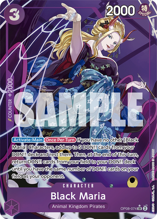 OP08-074 | SR | CHARACTER Black Maria