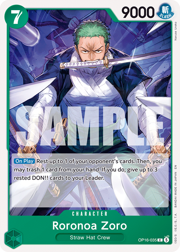 OP16-035 | C | CHARACTER Roronoa Zoro