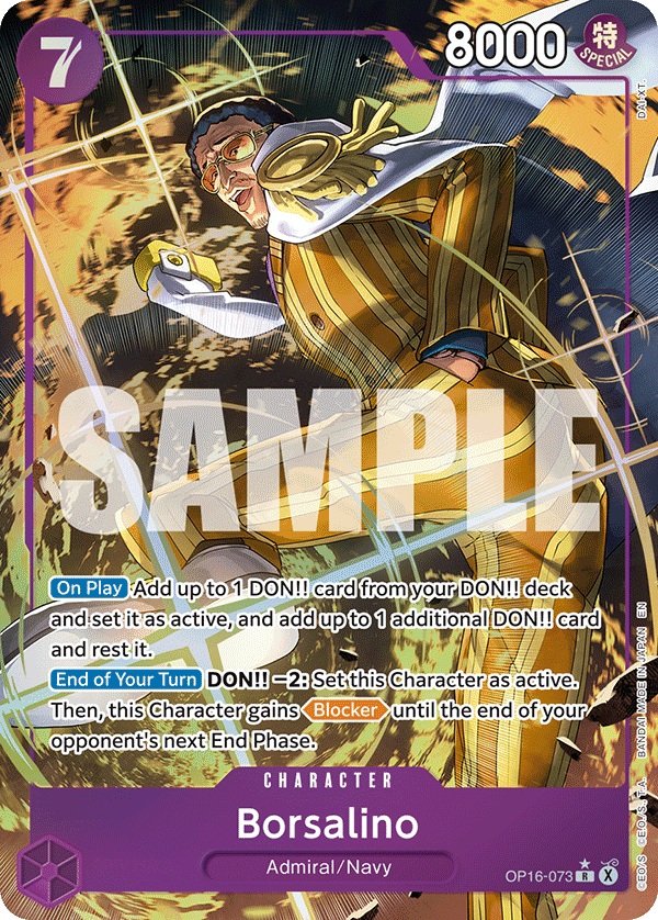 OP16-073 | R | CHARACTER Borsalino (Alternate Art)