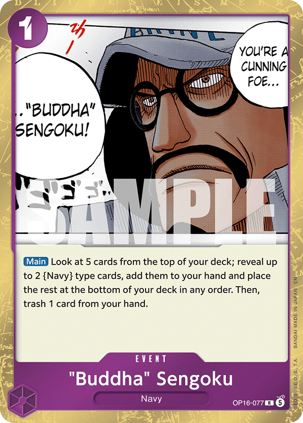 OP16-077 | R | EVENT "Buddha" Sengoku