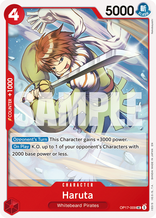 OP17-009 | UC | CHARACTER Haruta