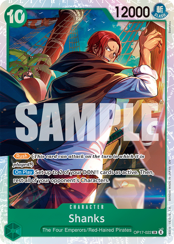 OP17-022 | SR | CHARACTER Shanks