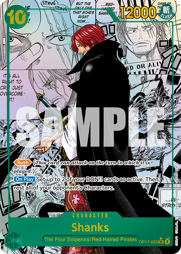OP17-022 | SR | CHARACTER Shanks (Manga)