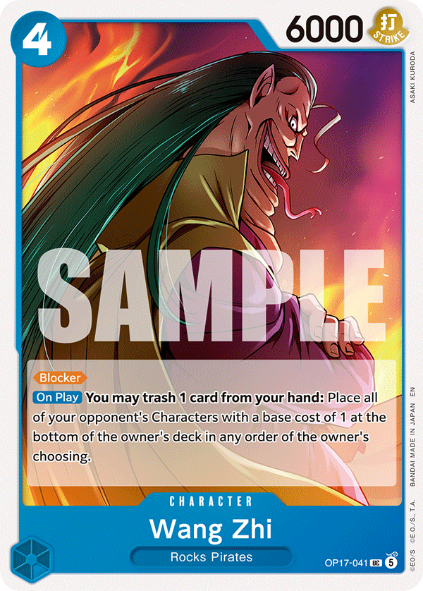 OP17-041 | UC | CHARACTER Wang Zhi