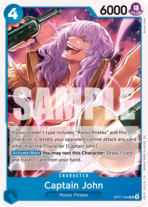 OP17-044 | UC | CHARACTER Captain John