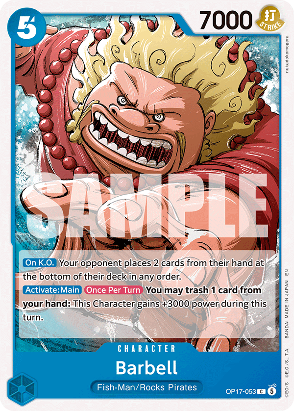 OP17-053 | C | CHARACTER Barbell