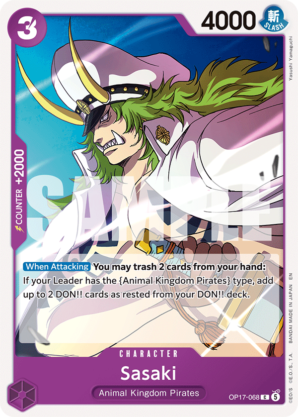 OP17-068 | C | CHARACTER Sasaki