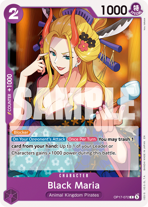 OP17-072 | C | CHARACTER Black Maria