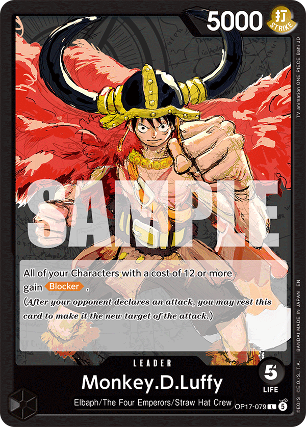 OP17-079 | L | LEADER Monkey.D.Luffy