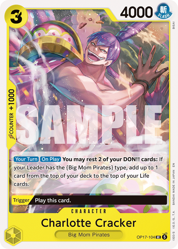 OP17-104 | UC | CHARACTER Charlotte Cracker