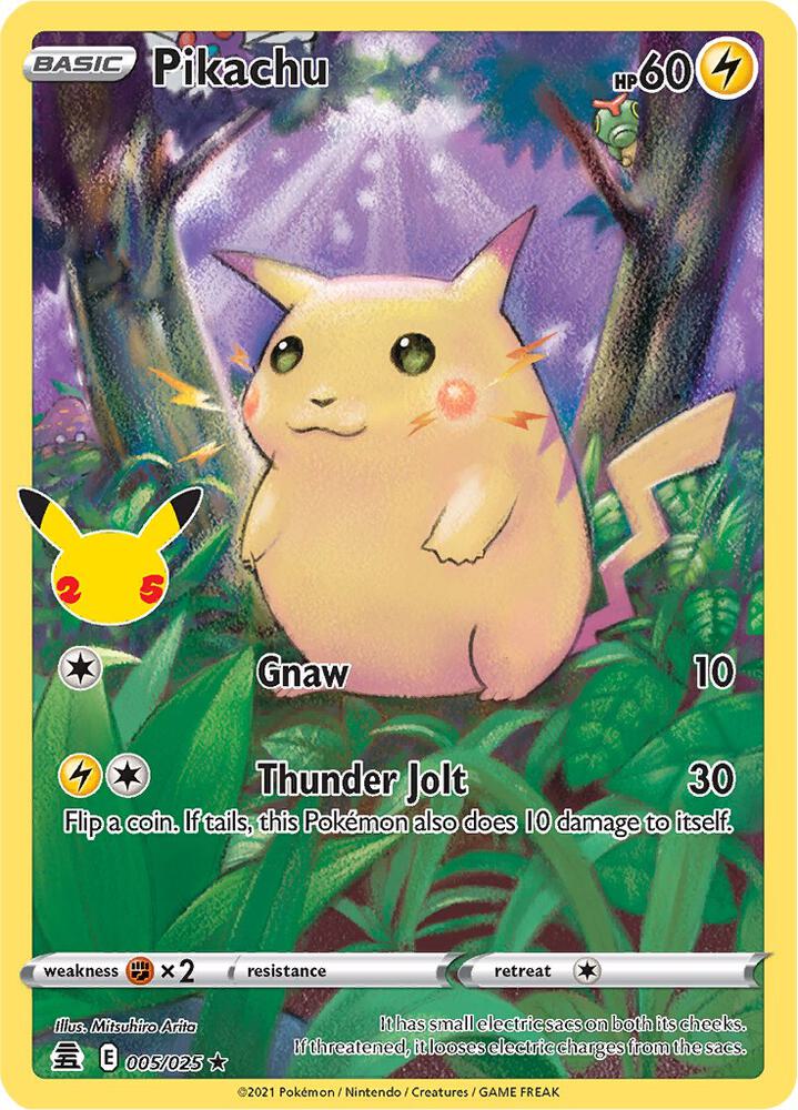 Pikachu - Celebrations - Lightly Played