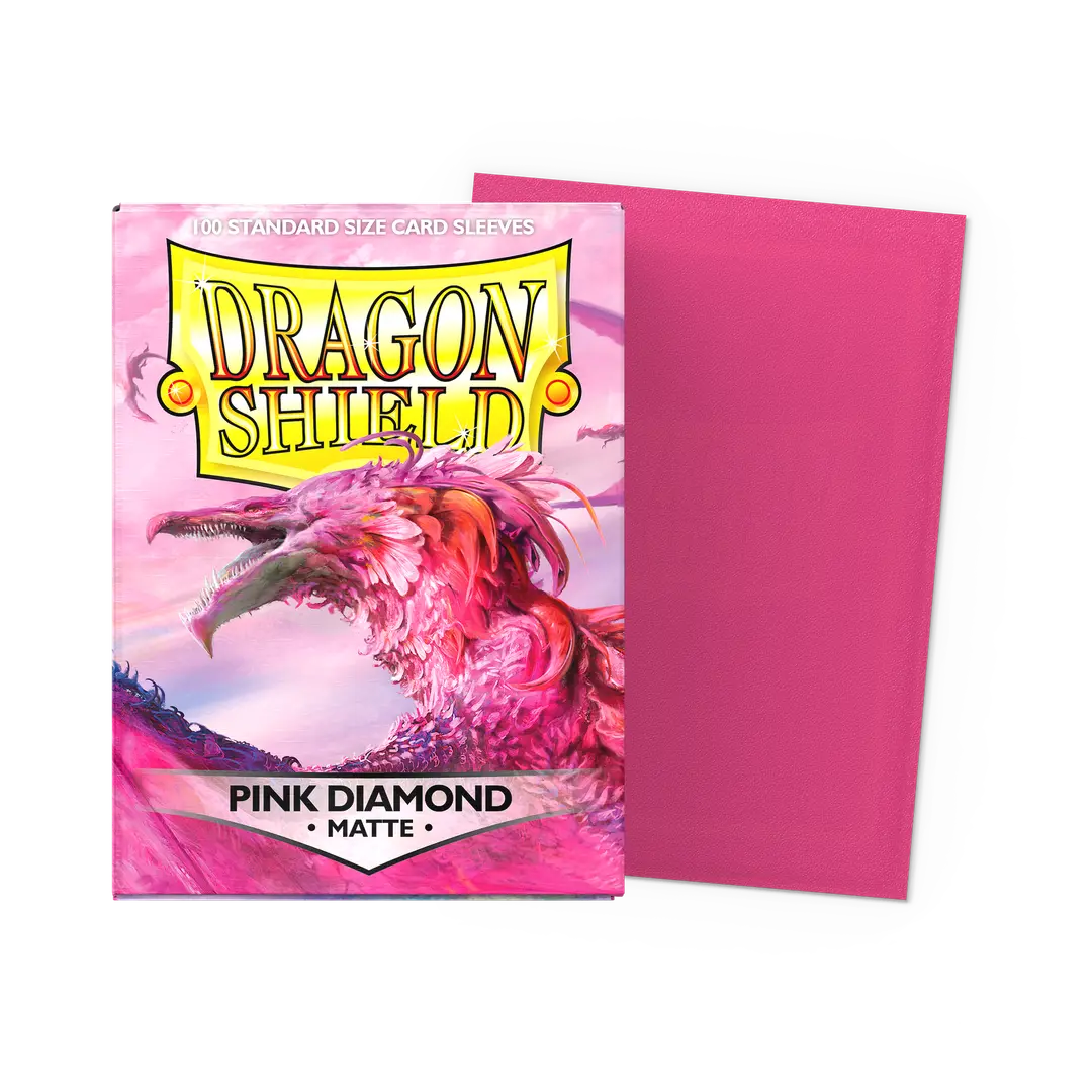 Dragon Shield Matte Sleeves: Pink Diamond