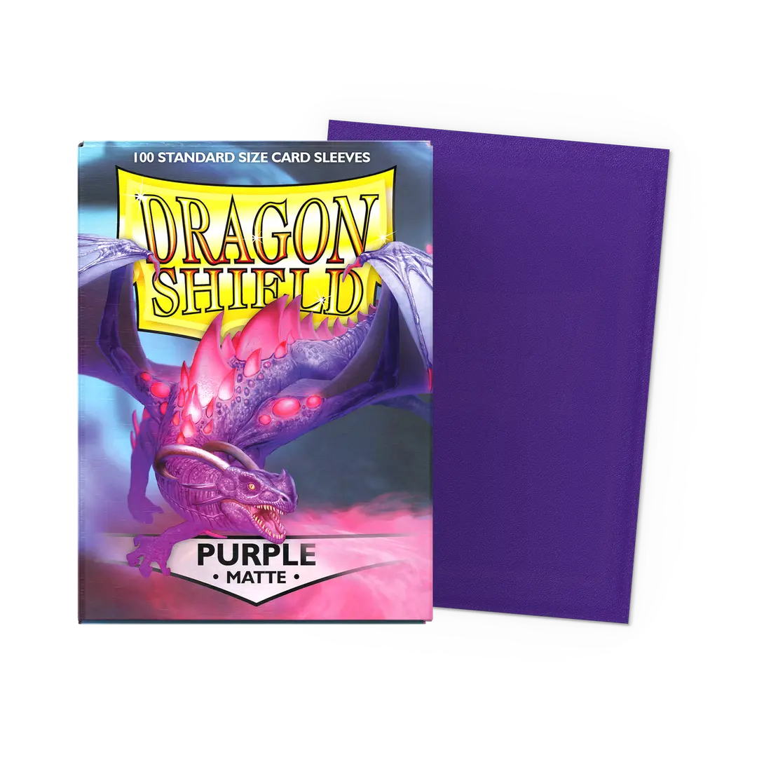 Dragon Shield Matte Sleeves: Purple