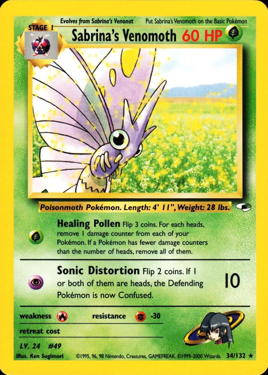 Sabrina's Venomoth - Lightly Played