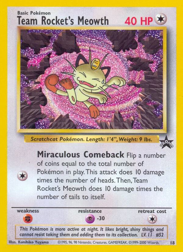 Team Rocket's Meowth - Lightly Played