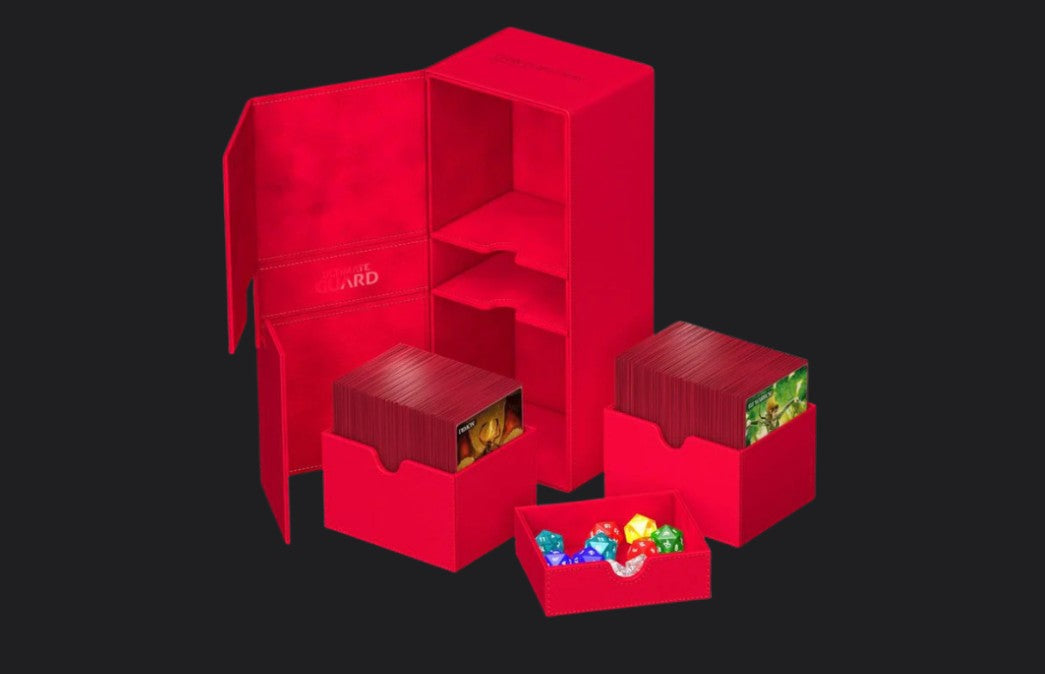 UGD TWIN FLIP'N'TRAY DECK CASE 200+ RED