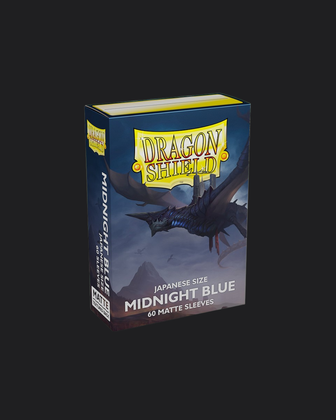 Dragon Shield Sleeves: Japanese Matte - Midnight Blue 60CT