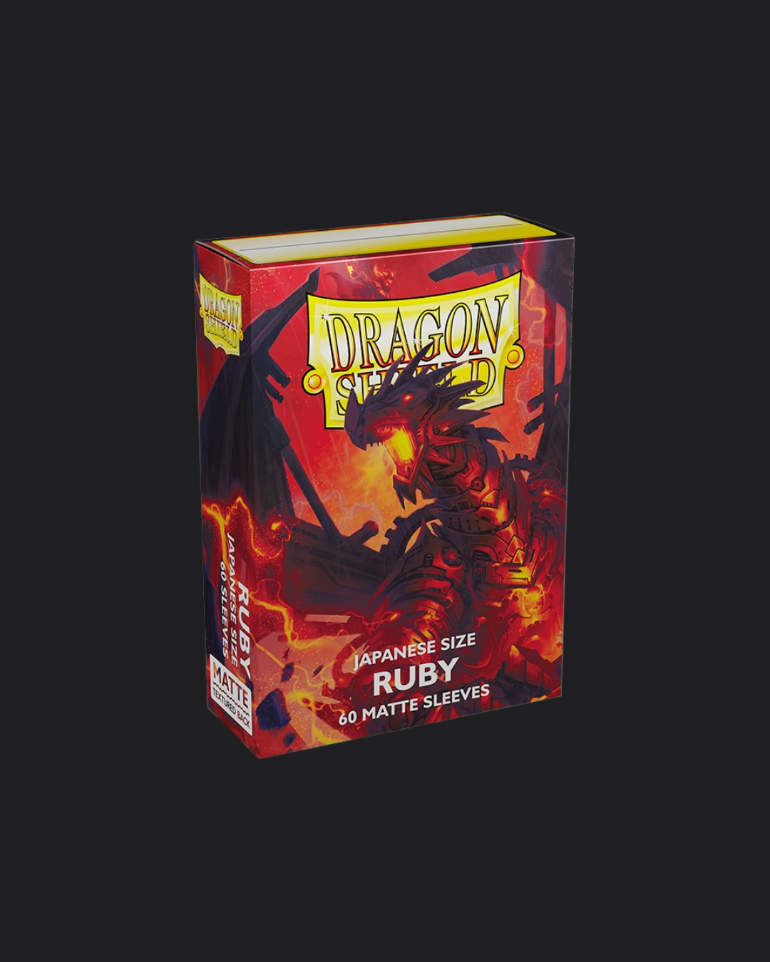 Dragon Shield Sleeves: Japanese Matte - Ruby 60CT