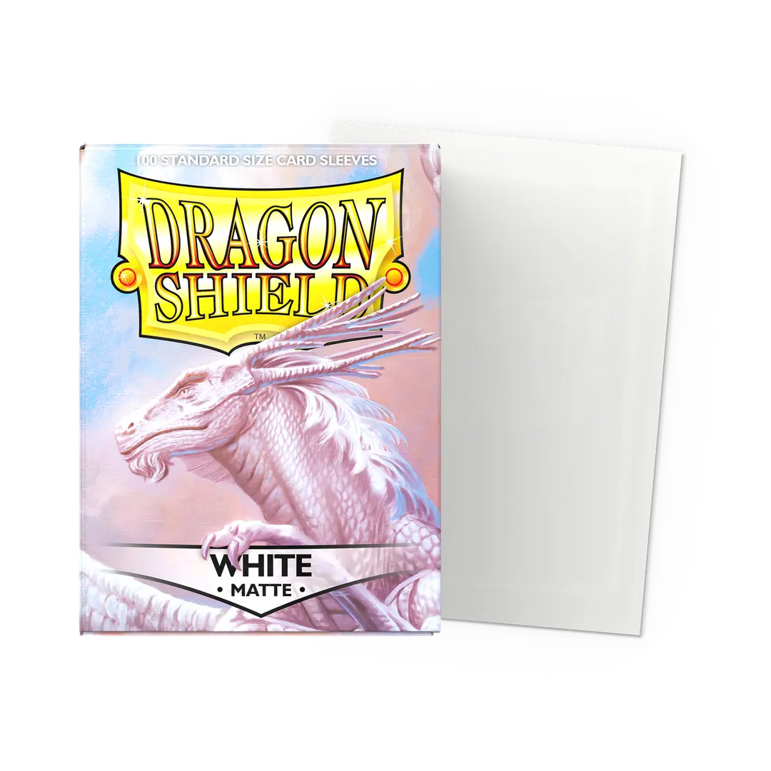 Dragon Shield Matte Sleeves: White
