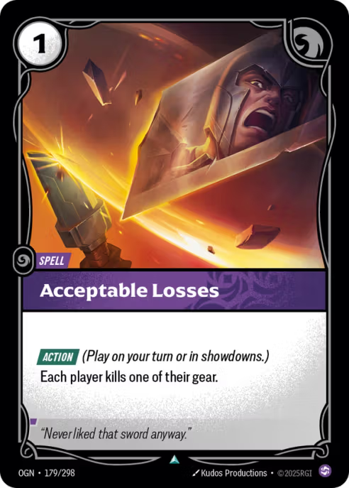 Acceptable Losses OGN-179/298