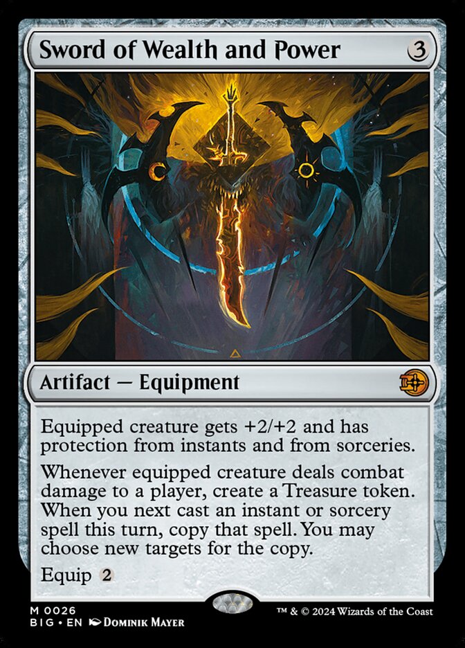 Sword of Wealth and Power - Lightly Played