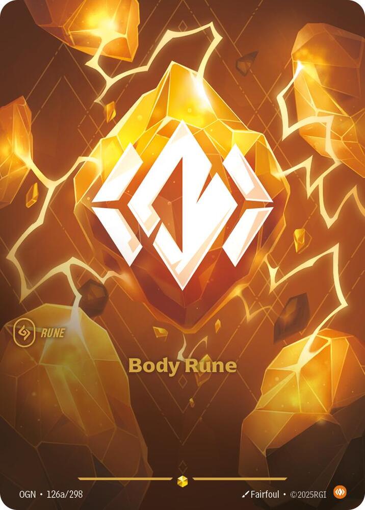 Body Rune (Alternate Art) - Lightly Played