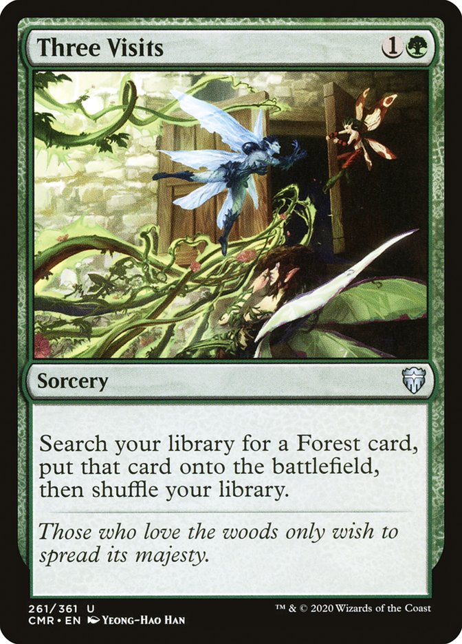 Three Visits (CMR) - Foil Lightly Played