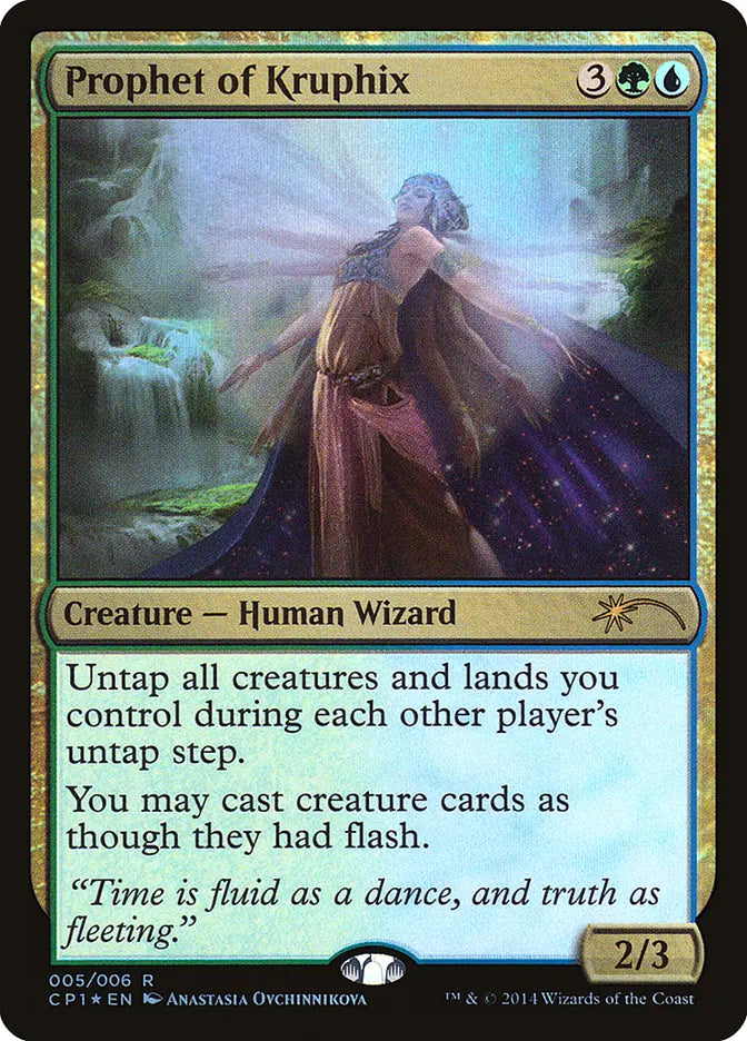 Prophet of Kruphix (CP1) - Foil Lightly Played