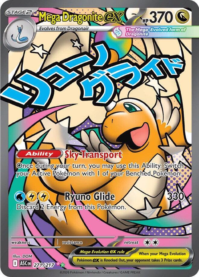 Mega Dragonite ex - 271/217 - Moderately Played