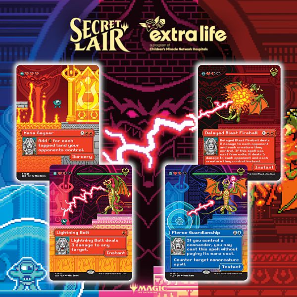Secret Lair - Extra Life 2024 - Rainbow Foil Edition