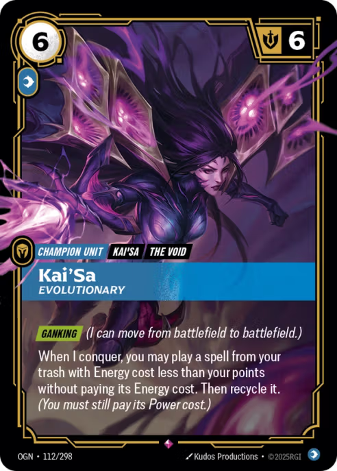 Kai'Sa, Evolutionary OGN-112/298