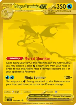 Mega Greninja ex CRI 122/086